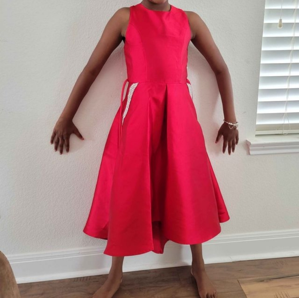 Girls Red Dress